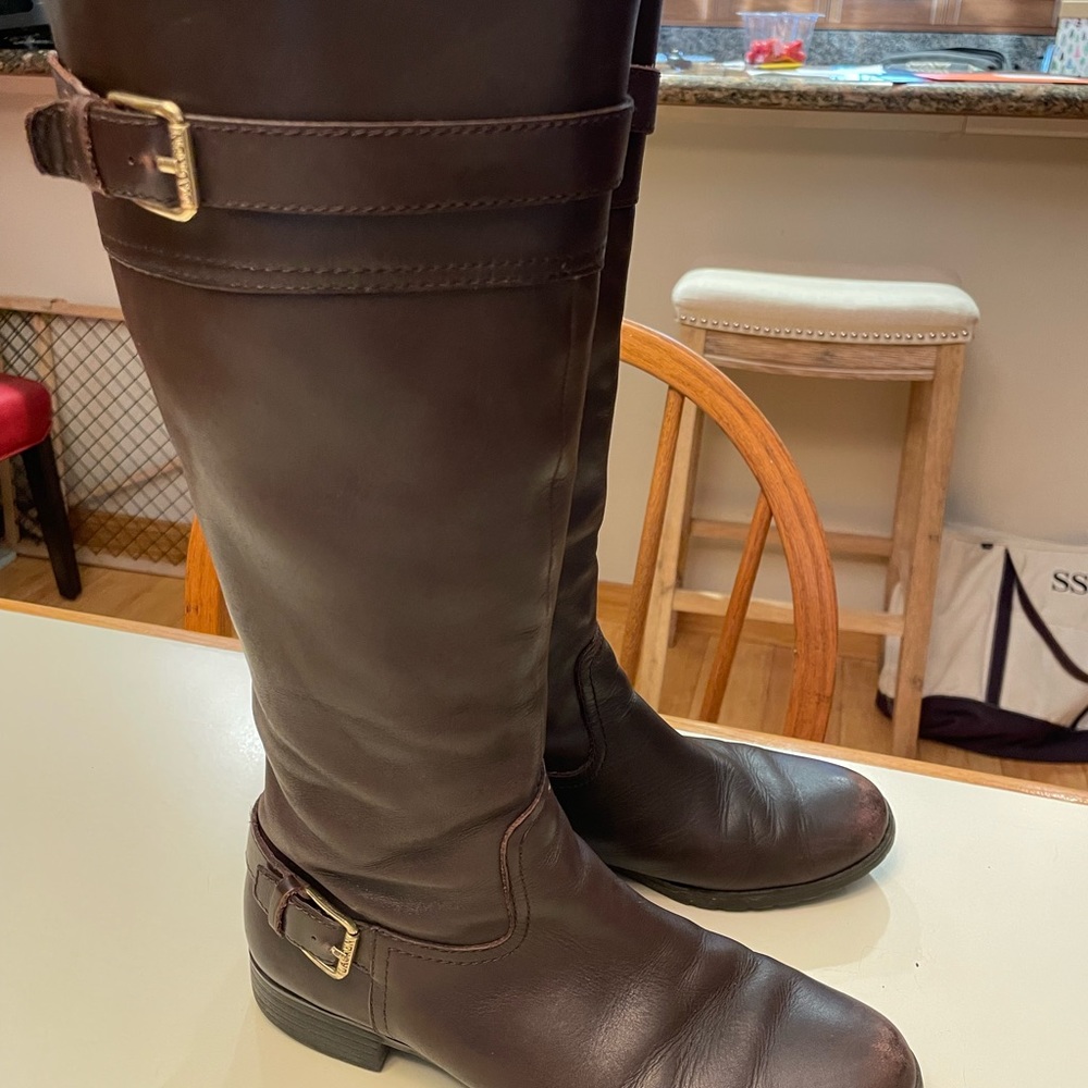Lauren Ralph Lauren brown riding boots size 8.5